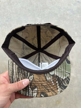 Load image into Gallery viewer, Vintage Realtree Camo “J’s Bow Shop” SnapBack Hat