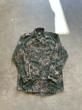 Load image into Gallery viewer, Vintage Mossy Oak ShadowLeaf Camo Strap Shirt (S)