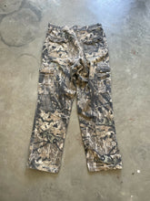 Load image into Gallery viewer, Vintage Mossy Oak Breakup Camo Chamois Adjustable Waist Pants (M)