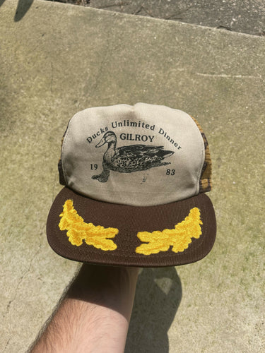 1983 Ducks Unlimited Gilroy Dinner Snapback Hat