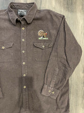 Load image into Gallery viewer, Vintage Turkey Embroidered Chamois Shirt (XL)