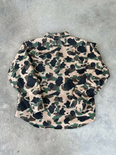 Load image into Gallery viewer, 90’s Five Brother Duck Camo Chamois Button Up Shirt (L/XL) 🇺🇸