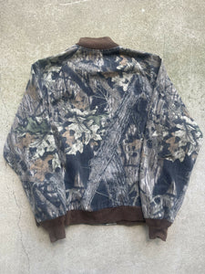 90’s MossyOak Breakup Camo Bomber Jacket (XL) 🇺🇸