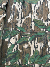 Load image into Gallery viewer, Vintage Mossy Oak Greenleaf Button Up Shirt (XL) (Some Distressing and Missing Buttons)