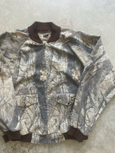 Load image into Gallery viewer, 1990’s Realtree Hardwoods Camo NWTF Bomber Jacket (2XL)