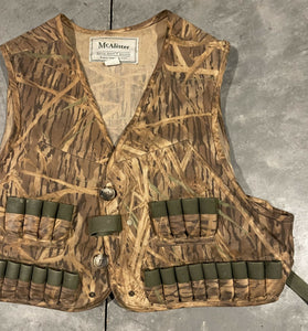 90’s McAlister Mossy Oak Shadow Grass Waxed Canvas Shell Vest 🇺🇸