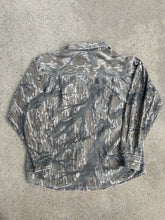 Load image into Gallery viewer, Vintage Rattlers Treestand Camo Button Up Shirt (L)