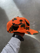Load image into Gallery viewer, Vintage Cabela’s Hunters Orange Camo Trapper Hat