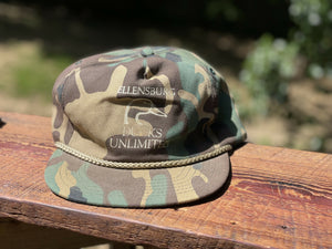 Vintage OldSchool Camo SnapBack Ellensburg Chapter