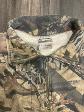 Load image into Gallery viewer, Vintage Mossy Oak Forest Floor Camo Cotton Quarter-Zip Pullover (M)