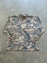 Load image into Gallery viewer, Vintage Mossy Oak Forest Floor Camo Mock Neck Shirt (XL)