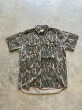 Load image into Gallery viewer, 90’s Mossy Oak Greenleaf Camo Short Sleeve Strap Shirt (L) 🇺🇸