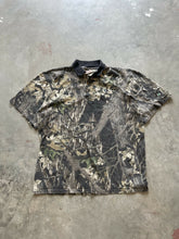 Load image into Gallery viewer, Vintage Mossy Oak Breakup Camo Polo Shirt (XL)