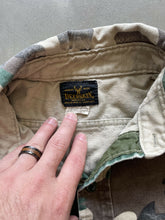 Load image into Gallery viewer, Vintage Distressed Duck Camo Chamois Shirt (L)