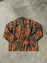 Load image into Gallery viewer, Vintage Hunters Orange Treebark Camo Button-Up (XL)
