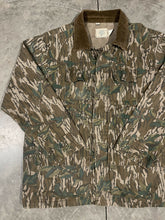 Load image into Gallery viewer, 80’s Mossy Oak Greenleaf Corduroy Collar Jacket (XL) 🇺🇸