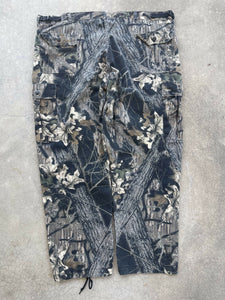 Vintage MossyOak Breakup Camo Adjustable Waist Pants (XXL)