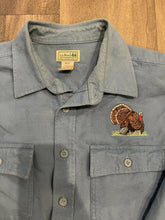 Load image into Gallery viewer, Vintage Turkey Embroidered Chamois Shirt (L)