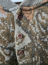 Load image into Gallery viewer, 90’s Cabela's Henley Camo Wool Sweater Large 🇺🇸