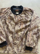 Load image into Gallery viewer, Vintage Natural Gear Camo Bomber Jacket (XL)