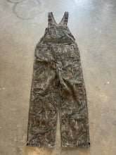 Load image into Gallery viewer, Vintage Mossy Oak Treestand Camo Carhartt Overalls (L)