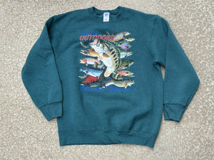 Large Wild Outdoors Natural Outdoors Fishing Fisherman sweatshirt