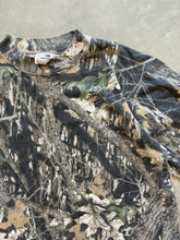 Load image into Gallery viewer, Vintage Mossy Oak Breakup Camo Mock Neck Cut Shirt (2XL)