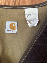 Load image into Gallery viewer, Men’s Carhartt Vintage Duck Camo Hunting Vest 1980s Made In USA Size XL