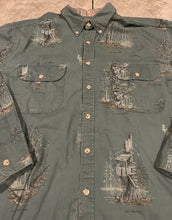 Load image into Gallery viewer, 90’s Mossy Oak Companions Deer Stand Button Down Shirt (XL) 🇺🇸