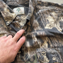 Load image into Gallery viewer, Vintage Mossy Oak Companions Breakup Camo Button Up Shirt (L)