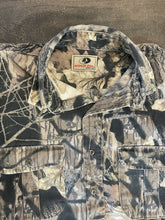Load image into Gallery viewer, Vintage Mossy Oak Breakup Camo Button-Up Shirt (L)