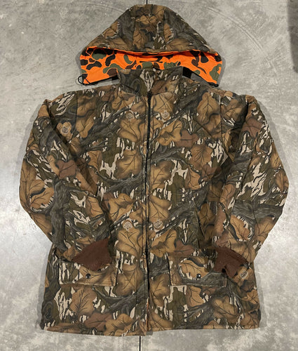 Mossy Oak Fall Foliage Quilted Reversible Coat (XXL)