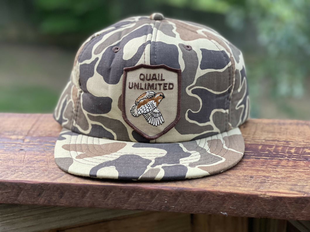 Vintage Quail Unlimited snap back