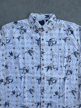 Load image into Gallery viewer, Vintage Duxbak Duck Graphic Button Up Long Sleeve (XL)