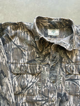 Load image into Gallery viewer, 1990’s Mossy Oak Treestand Camo Chamois Shirt (XL)