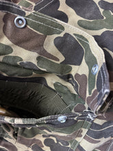 Load image into Gallery viewer, Men’s Carhartt Vintage Duck Camo Hunting Vest 1980s Made In USA Size XL