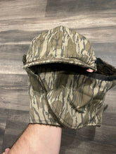 Load image into Gallery viewer, Vintage Mossy Oak Original Bottomland Camo Hat with Wool Facemask