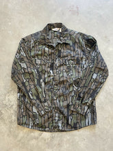 Load image into Gallery viewer, Vintage NWTF Trebark Camo Lightweight Button Up Shirt (L)