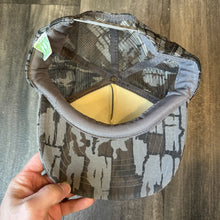 Load image into Gallery viewer, Vintage Trebark Camo Sanders Building Mart Trucker Hat