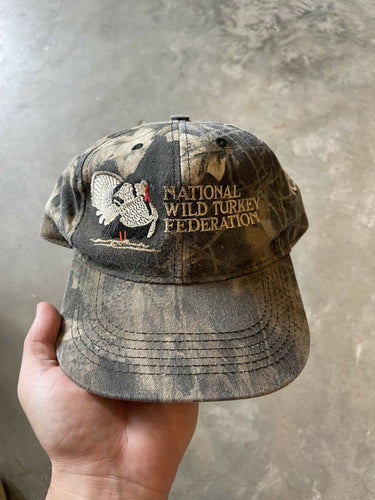 Vintage Mossy Oak Breakuo Camo NWTF/Smirnoff Ice Hat