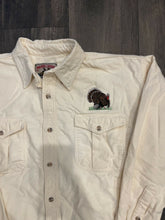 Load image into Gallery viewer, Vintage Turkey Embroidered Chamois Shirt (L)