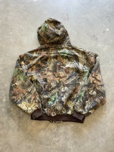 Load image into Gallery viewer, Vintage Cooper Tires Realtree Camo Hooded Jacket (XL)