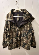 Load image into Gallery viewer, Vintage Browning Mossy Oak Treestand Fleece Jacket XL with Hood