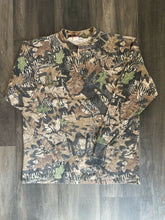 Load image into Gallery viewer, Vintage Mossy Oak Forest Floor Camo Henley Shirt (L)
