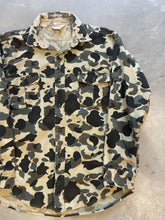 Load image into Gallery viewer, Vintage Cabela’s Duck Camo Chamois (2XL)