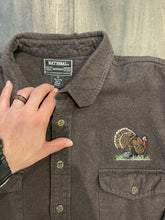 Load image into Gallery viewer, Vintage Turkey Embroidered Chamois Shirt (XL)