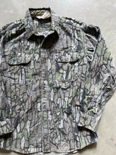 Load image into Gallery viewer, Vintage Trebark Turkey Camo Chamois Shirt (L)