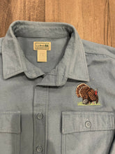 Load image into Gallery viewer, Vintage Turkey Embroidered Chamois Shirt (XL)