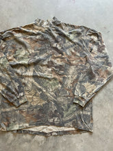 Load image into Gallery viewer, Vintage Duxbak Realtree Advantage Timber Camo Mockneck Shirt (XL)