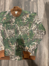 Load image into Gallery viewer, 90’s Mossy Oak Shadow Leaf Camo Bomber Jacket (XL) 🇺🇸